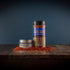Bourbon Barrel Foods Bourbon Smoked Chef's Blend in a shaker and a tin.
